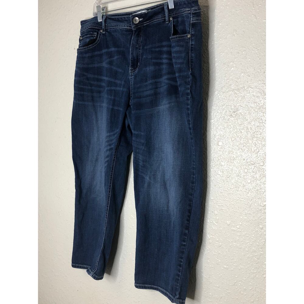 C est 1946 Demin Size 16, five pocket dark wash jeans - Picture 2 of 9